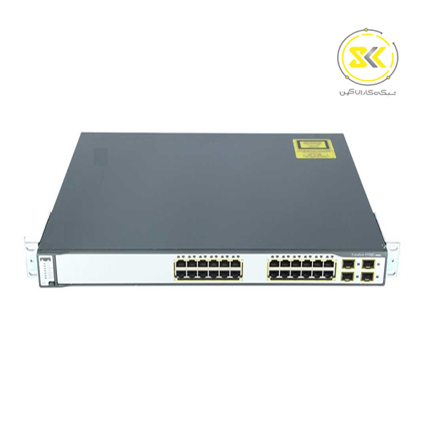سوئیچ شبکه 24 پورت Cisco WS-C3750G-24TS-E1U