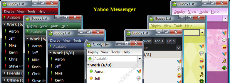 نحوه آنلاین شدن با چند ID در Yahoo Messenger