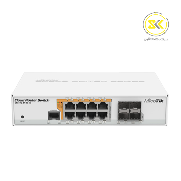 روترسوئیچ Mikrotik CRS112-8P-4S-IN - شبکه کاران | بانک تجهیزات شبکه و ...