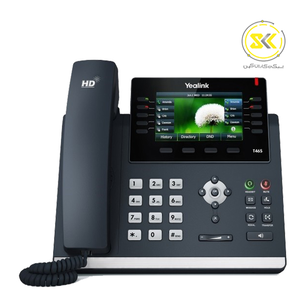 گوشی تلفن تحت شبکه یالینک Yealink SIP-T46S IP Phone