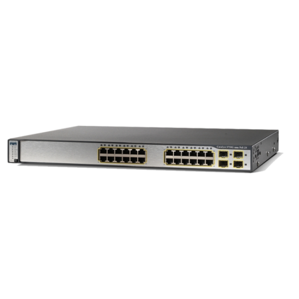 سوئیچ شبکه سیسکو 24 پورت مدل Cisco WS-C3750G-24PS-S